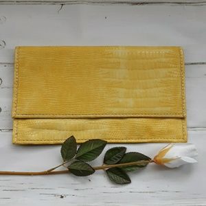 Yellow Clutched Purse